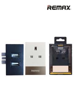 Remax RM-2U Fast charging 2 USB (2.1A+1A) Wall Socket Adapter Overload Protection