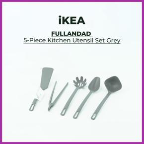 IKEA FULLANDAD 5-piece kitchen utensil set grey