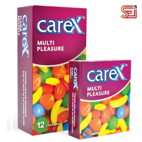 Carex Condoms Multi Pleasure - 12 Pcs Pack (Malaysia)