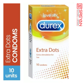 Durex Extra Dot Condoms - 10Pcs Pack