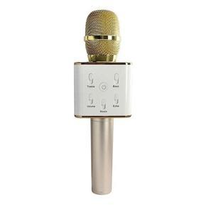 Wireless Bluetooth Microphone Speaker Karaoke tuxun Q7 - Gold