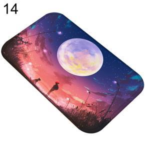 Moon Night Landscape Living Room Hallway Mat Entrance Rug Non-slip Door Carpet