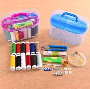 Sewing Accessories Sewing Kit Needle Box < Set 10 in 1 Household Sewing Tools Portable Sewing Kit Portable Sewing Box Kitting