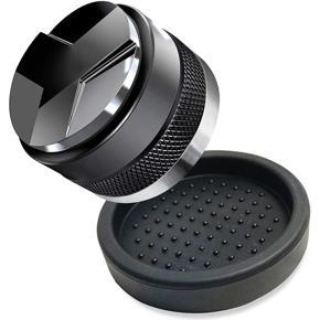 BRADOO 51mm Coffee Distributor & Tamper,51mm for Delonghi Dedica Portafilter with Silicone Tamper Mat,Adjustable Depth