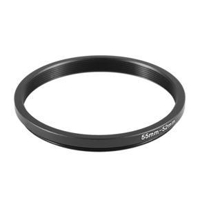 XHHDQES 2Pcs 55mm-52mm 55mm to 52mm Black Step Down Ring Adapter for Camera