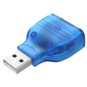 Harmony Small Slim USB 2.0 A Male to 2Port PS/2 PS2 FEMALE Mouse Keyboard Adapter Dongle