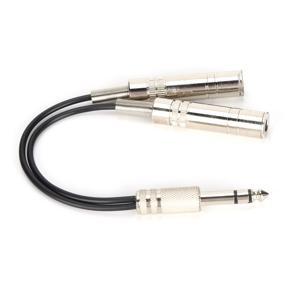 Male to 2Female Audio Wire Shielding Folk Electric Box Bass Guitar Line