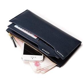 Black Leather Wallet with Mobile Cover for Men