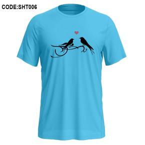 Coulp love Brid Half Sleeve T-Shirt for Men