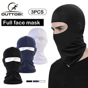 Outtobe 3PCS Full Face M-asks Hood Motorcycle Neck Warmer Summer Windproof