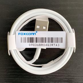 Foxconn Datacable White Colored Standard Length Fast Charging for i-phones 5,6,7,8,X,11 etc