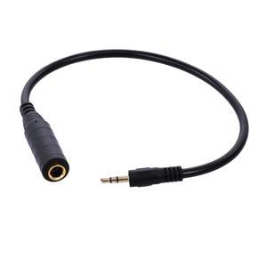 3.5mm to 6.5mm Audio Adapter Cable 3.5mm Male to 6.35mm Female Converter Cable for Microph-one/Headph-one