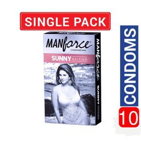 Manforce - Ribbed & Dotted Sunny Edition Condoms - Single Pack - 10pcs