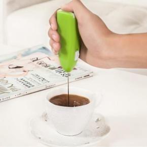 Coffee Beater Coffee Milk Drink Electric Mixer Frother Foamer Electric Mini Handle Mixer Stirrer Kitchen Tools - Green
