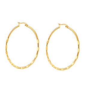 European And American Temperament Large Hoop Earrings Women's Fashion Exaggerated Circle Simple Personality Earrings
