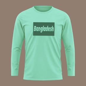 Bangladesh green Pest long Sleeve T-Shirt For Men