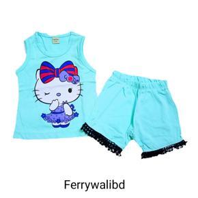 1 pcs Baby girl Style Set, T-Shirt + Pant ferrywalibd T Shirt for Baby C Neck Half Sleeve- Pest Just Chilling Baby t-shirt for baby boy and Girl Exclusive- Tank top- Baby T shirt sleeveless kipper rom