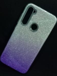 For Xiaomi MI Note 8 Shimmer Gradient Glitter Cover Soft TPU + Hard PC Colorful Fitted Case Cover