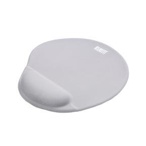 BUBM Mouse Pad with Wrist Support Wrist Protector Ergonomic Design Memory Comfort Anti-slip Pad (GSM, Grey）