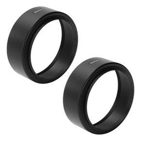 ARELENE 2X 52mm Mount Standard Metal Lens Hood for Canon Nikon Pentax Sony Olympus