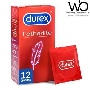 Durex Fetherlite Thin Condom for Greater Sensitivity - 12pcs
