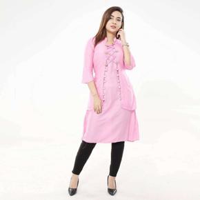 New Exclusive Stylish Tops Fotua Dress Kurti For Women  Linen Stitched Kurti for Ladies   Cotton Kurti for Girls  High quality fabric, stylish design, and comfortable