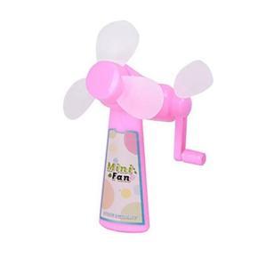 Portable Handheld Operated Mini Fan - Pink and White
