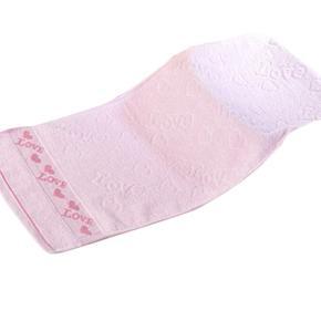 Soft Heart Love Letter Towel Thick Water Absorption Bath Face Hand Washcloth