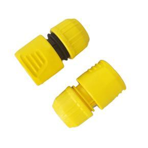 XHHDQES 2-Piece Set of Yellow 4 Points 5 Points Universal Water Pipe Joint Quick-Connect Joint Cut-Off Joint Set