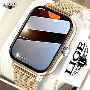 2022 New LIGE BW0242 Unisex Bluetooth Answer Call Smart Watch For men's and Women's 1.69" Full Touch Dial Call Fitness Tracker Smartwatch For Men and Women with extra Silicon strap