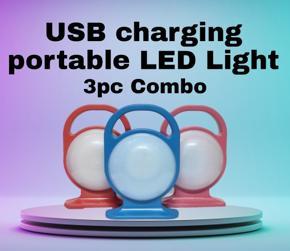 USB Rechargeable 3pc Mini lamp for study