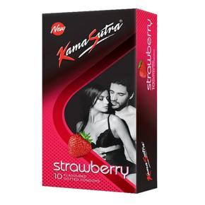 Kamasutra Strawberry Condoms pack of 10pcs