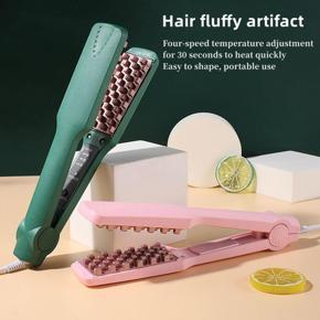 Fluffy Hair Curler Professional Ceramic Hair Iron 3D Grid Volumizer Hair Crimper Corn Perm Splint Flat Iron Curling Styling Tool