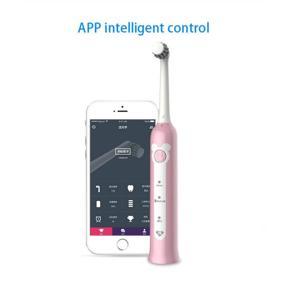 Three-dimensional double head smart electric toothbrush NY512 non-Bluetooth models # Pink Adult - Pink Adult