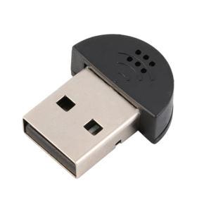 LALA Super Mini USB 2.0 Microphone MIC Audio Adapter for PC Notebook Laptop