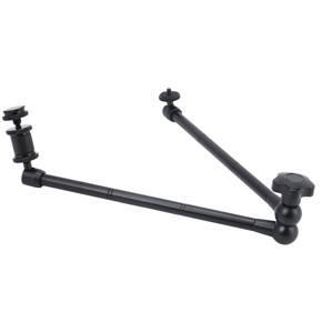 XHHDQES 2X 20Inch Adjustable Articulating Friction Magic Arm with Hot Shoe Mount for LED Light DSLR Rig LCD Monitor