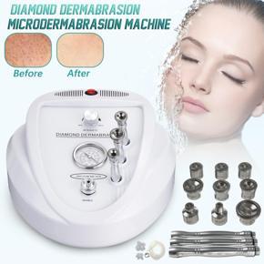 Dermabrasion Microdermabrasion Machine With 9 Tips - Antique White