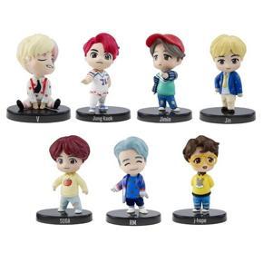 K-POP?BTS?BT21 Official New Cute Mini Figures Doll Set(7pcs)