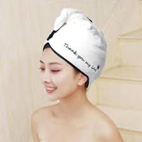 Girl's Hair Drying Towel Cap