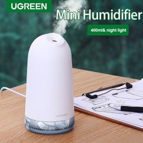 UGREEN Mini Humidifier 400ml Capacity with Night Light purified air spray moisturizer for office home mute desktop bedroom dormitory moisturizing air conditioning