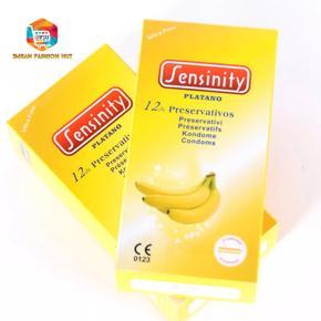 12 Pcs/ Banana Fruit Flavor Ultra Thin Condoms Intimate Condone Products Natural Rubber Latex Sleeve long-lasting For Men - Imran Fashion Hut