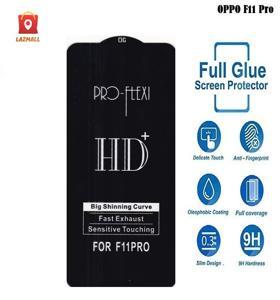 OPPO F11 Pro OG Type Tempered Glass Screen Protector (Better than 6D/9D/11D) - Black