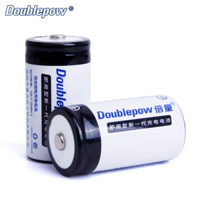 Doublepow Industrial use D size R20 UM1 1.2V 10Ah 10000mah Nickel Metal Hydride NiMH Rechargeable Battery Cell-2piece pack