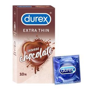 Durex Extra Thin Intense Chocolate Condom - 10Pcs
