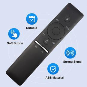 Remote Control for Samsung Smart TV-1 * Voice Remote Control (without AA batteries)-Black