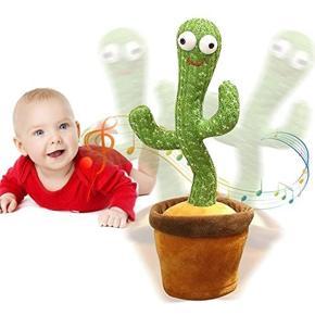 Talking & Dancing Cactus Mimicking Toy (USB CHARGING)-120 songs including Happy Birthday &