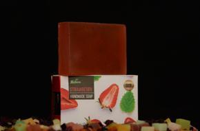 Ikebana Premium Handmade  Soap- Strawberry-80 gm