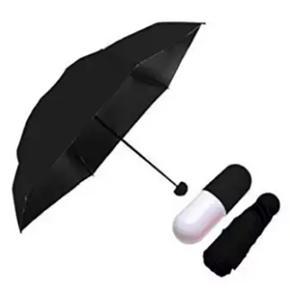 7inch Mini Folding Capsule Umbrella With Cute Capsule Case -Multi Color