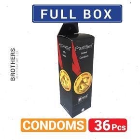 Panther - Dotted Condoms - Full Box - 3x12= 36pcs Condom