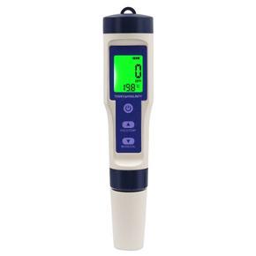 ARELENE 5 in 1 Digital Temperature Meter TDS/EC/PH/Salinity Water Quality Monitor Tester for Pools, Drinking Water, Aquariums